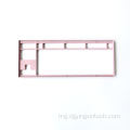 CNC Mincing ny fiodinana aluminium keyboard mekanika